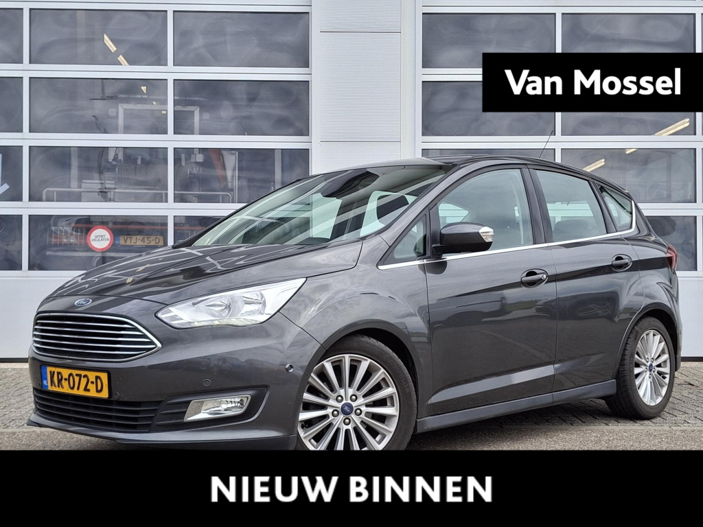 Ford C-max 1.0 titanium | trekhaak | parkeersensoren v+a | keyless entry+go | apple carplay & android auto |