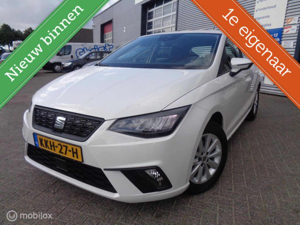 Seat Ibiza 1.0 mpi style/airco/apple carplay android auto/lm velgen/pdc/cruise controle/1st eig/nette auto!/heel zuinig in verbruik