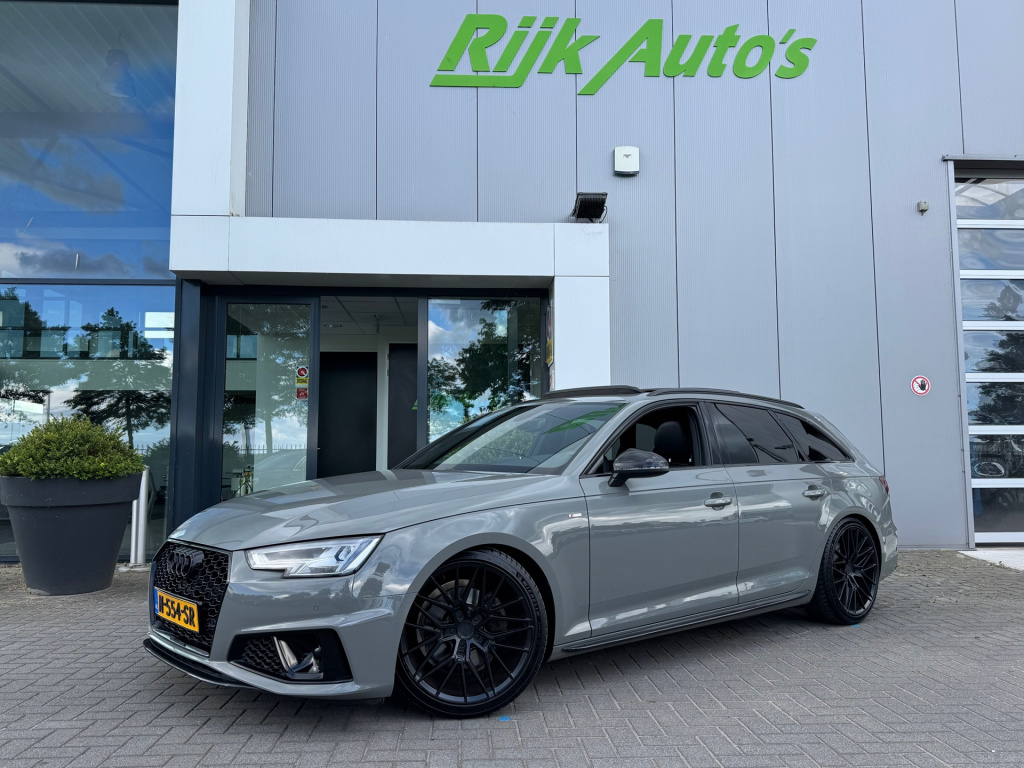 Audi A4 avant 40 tfsi s-line black edition * pano * trekhaak * btw