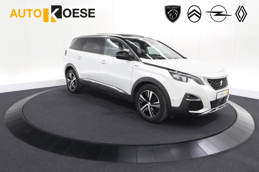 Peugeot 5008 puretech 130 eat8 gt-line | schuif-/kanteldak | trekhaak | elektrische kofferklep | camera