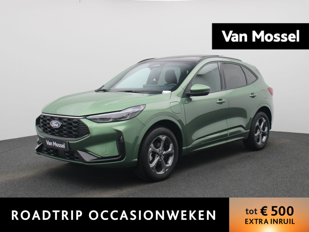 Ford Kuga 2.5 phev st-line | automaat | panorama dak | virtual cockpit | cruise control | camera | bluetooth | apple carplay | navigatie | climate control | winterpack | stoel/stuur verwarming | dab | parkeer sensoren