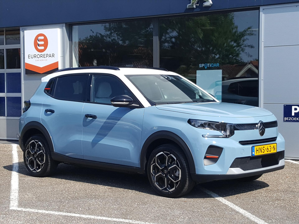 Citroen ë-c3 ev 44kwh 113pk max 3-fase apple carplay & android auto | navi|cruise & climate control|achteruitrijcamera|parkeersensoren|bt|lmv 17''|soh-waarde=92,3%