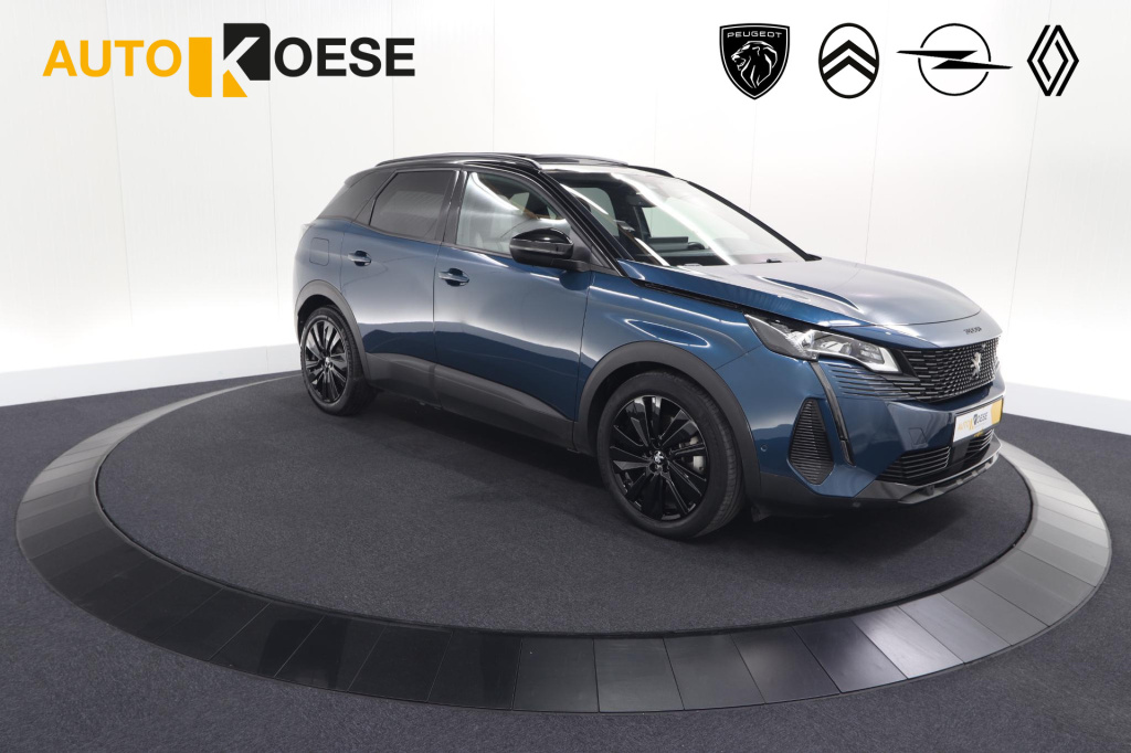 Peugeot 3008 1.6 hybrid 225 gt black pack | panoramadak | 360 camera | elektronische kofferklep | adaptieve cruise control
