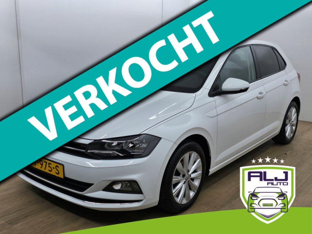 Volkswagen Polo occasion 1.0 tsi highline | wit | tweedehands volkswagen polo | airco | carplay | cruisecontrol | navigatie