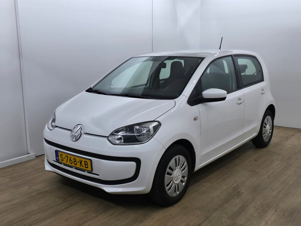 Volkswagen UP! occasion 1.0 move up! bluemotion zeer zuinig | tweedehands volkswagen up in wit met airco | 5 deurs | radio met aux