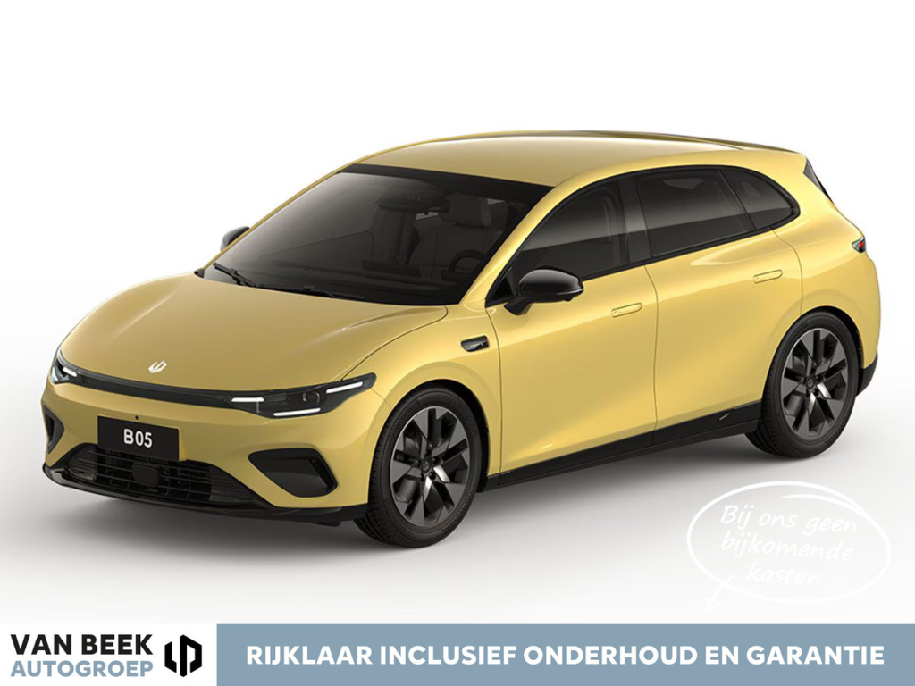 Leapmotor Onbekend b05 promax design 67.1 kwh | voorraad ! | lightning yellow |  482 km wltp | panoramadak | stoelverwarming | keyless