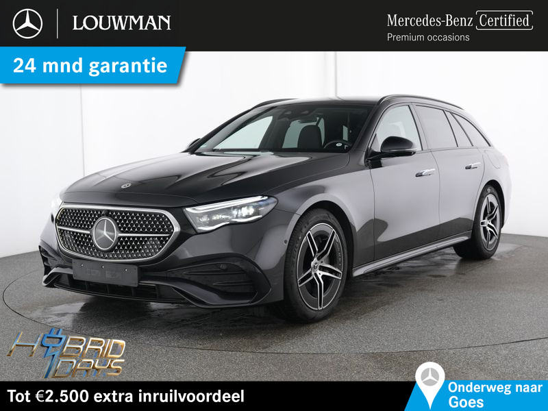 Mercedes-Benz E-Klasse estate 300 e amg plug-in hybride trekhaak | amg line | night pakket | head-up display | distronic | stoelverwarming voor. inclusief 24 maanden mb certified garantie voor europa.