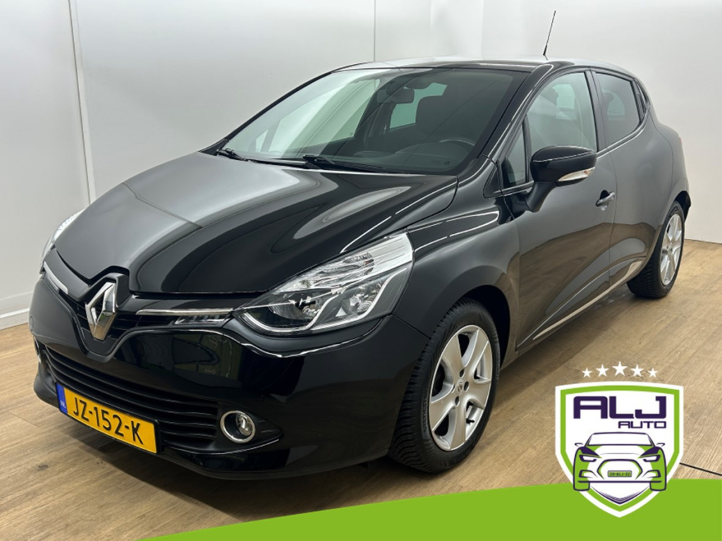 Renault Clio occasion 0.9 tce eco2 expression | zwart | tweedehands renault clio | airco | cruisecontrol | bluetooth audio