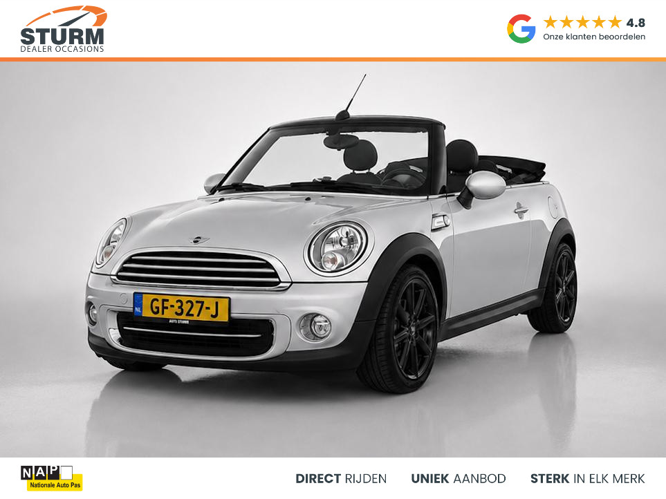 Mini Cooper Cabrio 1.6 highgate, nl-auto!