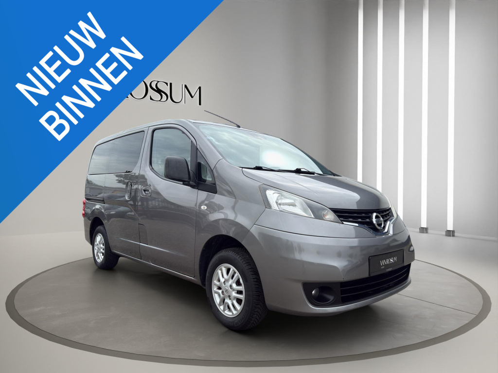 Nissan Nv200 1.6 optima 5 persoons | airco | cruise | bluetooth | schuifdeur l+r | camera | trekhaak | g3 |