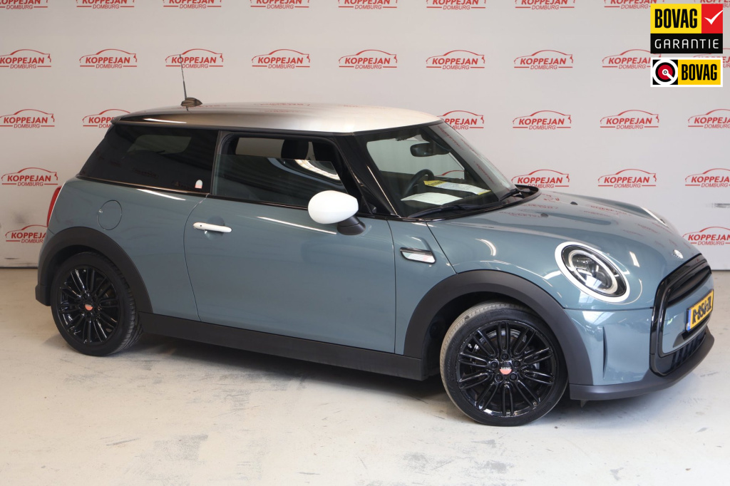 Mini 3-deurs 1.5 cooper multitone edition org nl,facelift, stoelverw, leder, keyless,