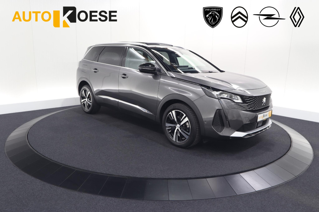 Peugeot 5008 puretech 130 eat8 gt | 7 zitplaatsen | schuif-/kanteldak | camera | adaptieve cruise control