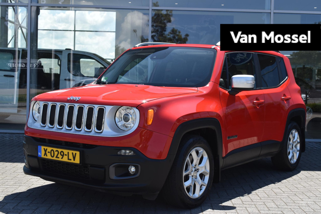Jeep Renegade 1.4 multiair limited | climate control | cruise control | trekhaak | panoramadak | achteruitrijcamera | stoel- en stuurverwarming |