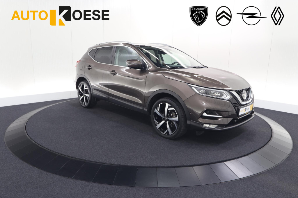 Nissan Qashqai 1.3 dig-t tekna | trekhaak | panoramadak | adaptieve cruise control | 360 camera | 19 inch