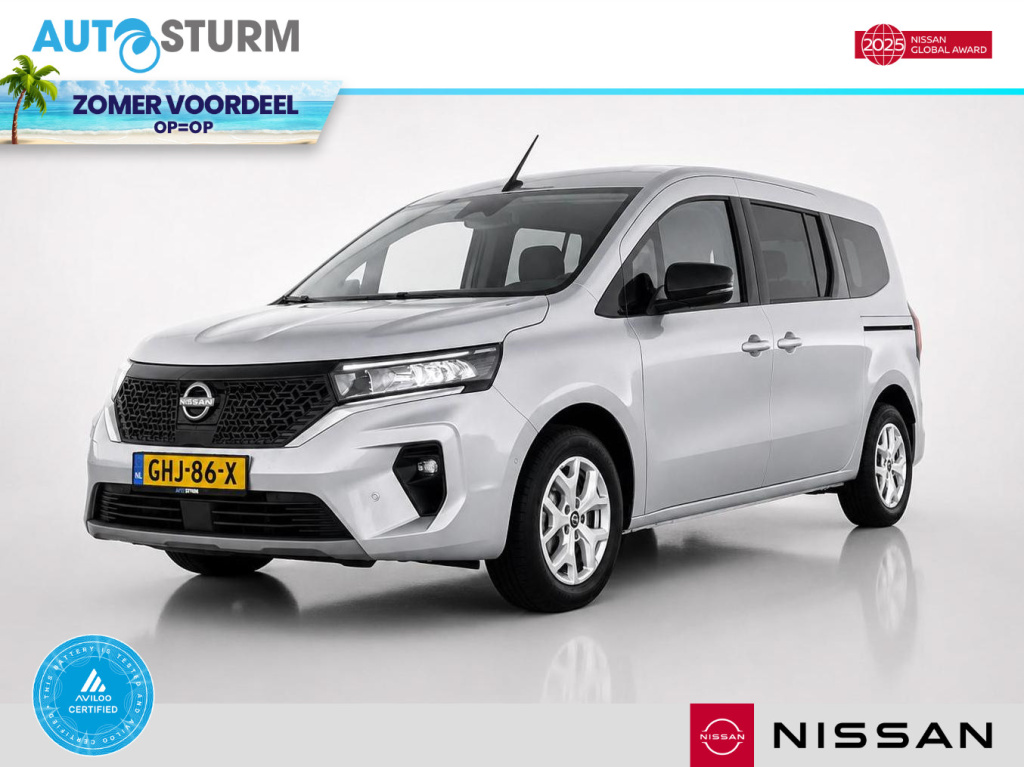 Nissan Townstar evalia n-connecta 45 kwh soh 99% 7-persoons incl. trekhaak!