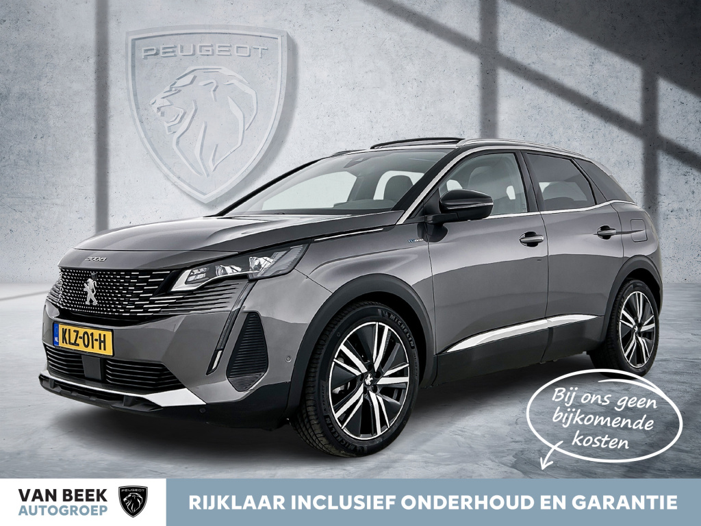 Peugeot 3008 hybrid 225pk automaat gt | rijklaar | panoramadak | el. achterklep | adaptive cruise |