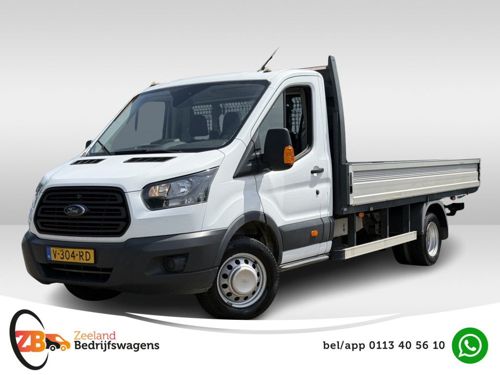 Ford Transit 350 2.0 tdci 170pk l4h1 open laadbak | 4.20x2.20 | luchtvering | trekhaak| cruisec. | airco