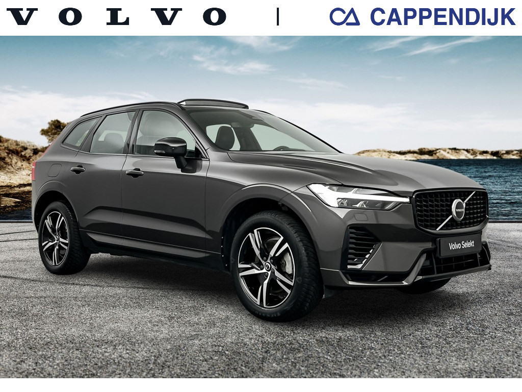 Volvo XC60 t6 398pk recharge r-design| pano| trekhaak| adap.cruise| leder| stoel.verw
