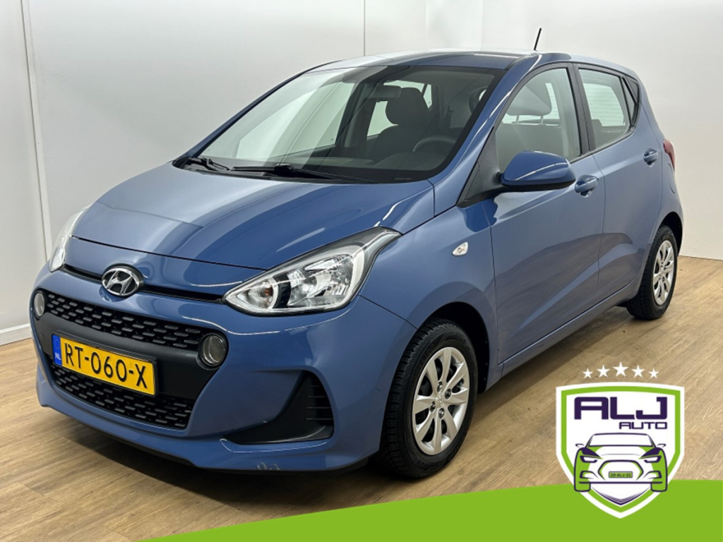 Hyundai I 10 occasion 1.0i comfort | blauw | tweedehands hyundai i10 | airco | carplay audio | navigatie | cruisecontrol