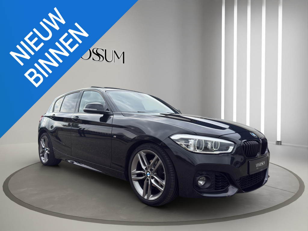 BMW 1 Serie 118i edition m sport shadow high executive | leder | schuif/kanteldak | led | parksenors v+a | stoelverw |
