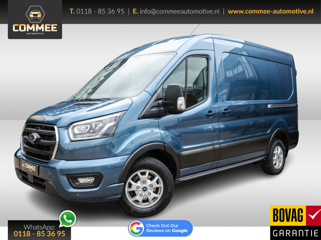 Ford Transit 350 2.0 tdci l2h2 limited 2x schuifdeur i 185pk i cam i nav i trekhaak