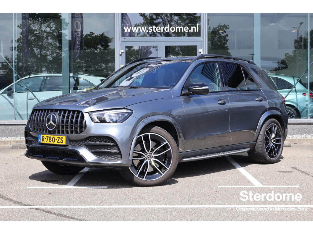 Mercedes-Benz Gle 580 4matic premium plus v8 i luchtvering airmatic i panoramadak i 360 camera i stoelverwarming- ventilatie i memory pakket i lederen bekleding i i carbon sierdelen i 22' velgen i keyless go l distronic l