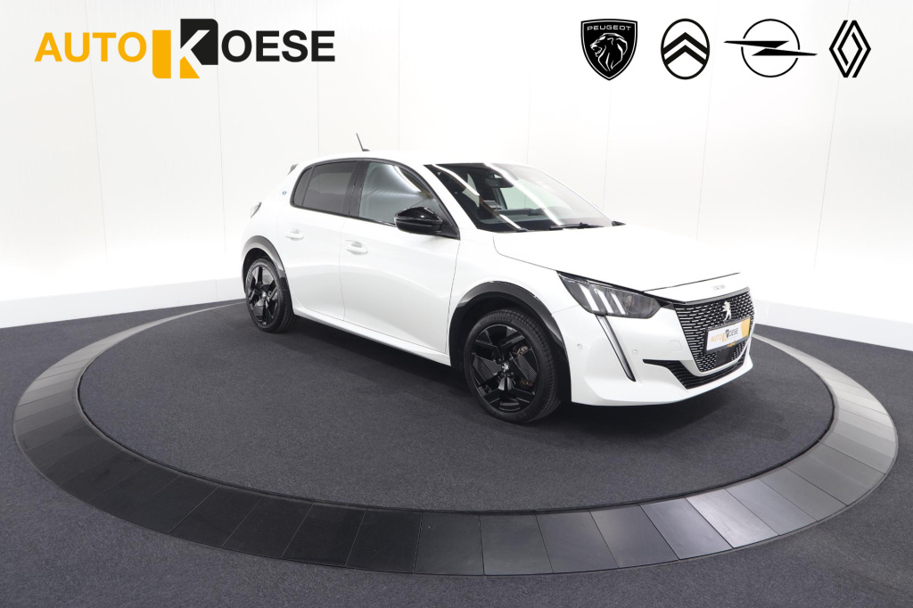 Peugeot 208 ev gt 50 kwh | 93,7% soh | black pack | dodehoekdetectie | camera | apple carplay