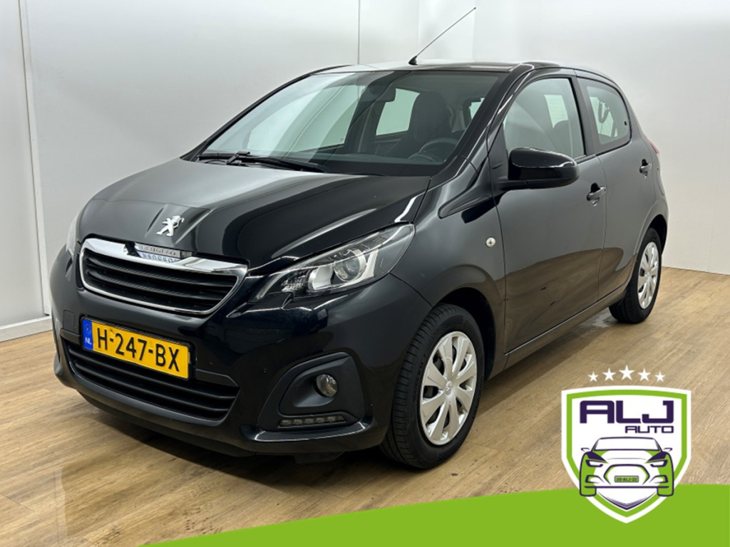 Peugeot 108 occasion 1.0 e-vti active | zwart | tweedehands peugeot 108 | airco | bluetooth audio