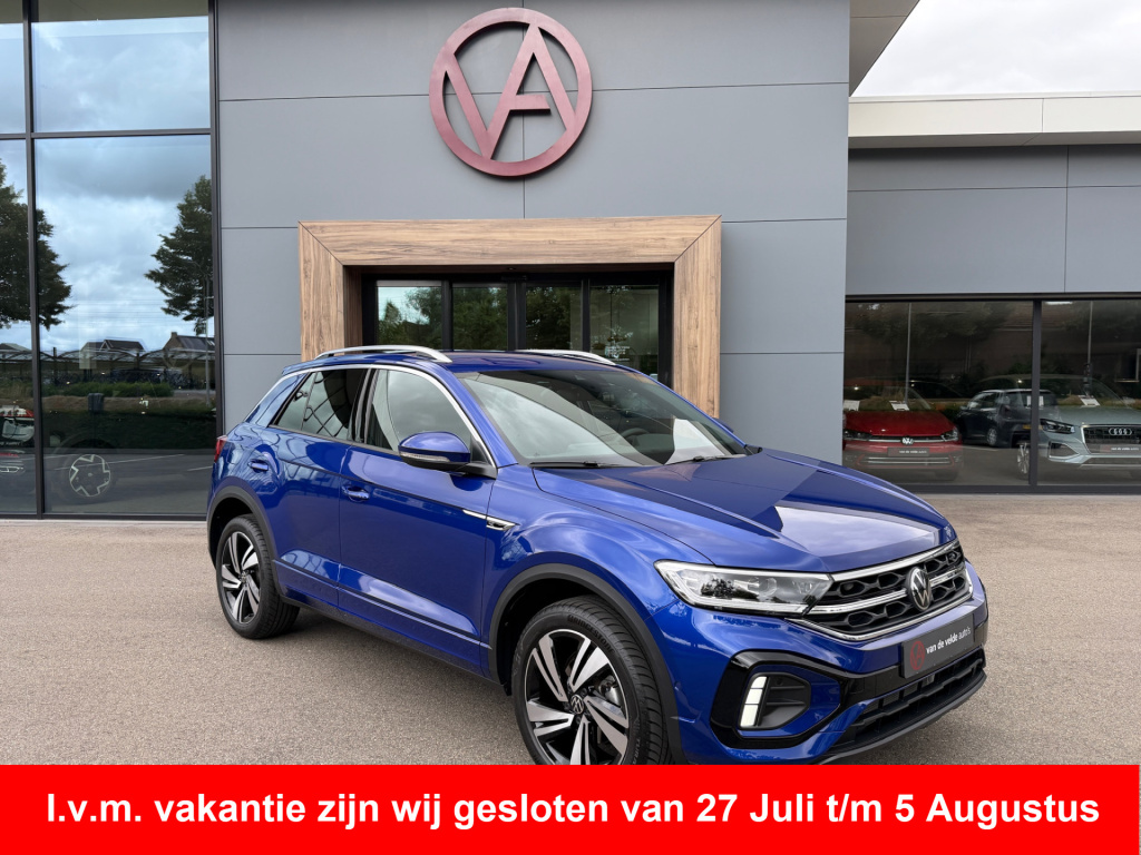 Volkswagen T-roc 1.5 tsi 150pk dsg r-line | trekhaak | camera | keyless | elek. achterklep | dode hoek | rijklaar incl. 1 jaar bovag garantie