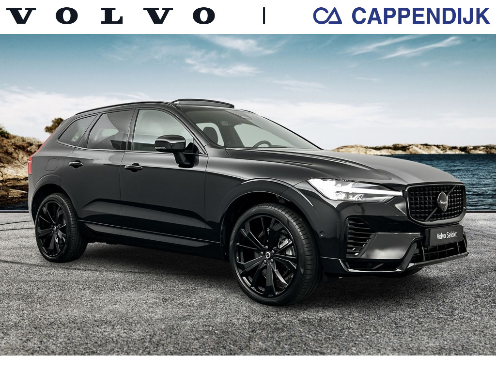 Volvo XC60 t6 398pk recharge black edition ultra| pano| 360camera| adap.cruise| h&k sound