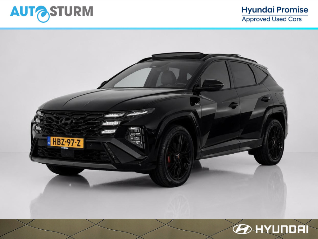 Hyundai Tucson 1.6 t-gdi hev n line sky incl. trekhaak uitklapbaar!