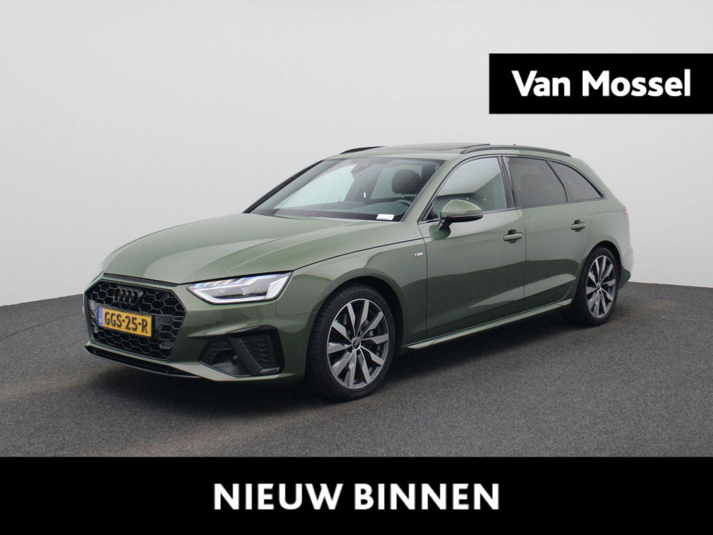 Audi A4 avant 40 tfsi s edition competition | panoramadak | 2x s-line | virtual cockpit | achteruitrijcamera | apple carplay / android auto | stoelverwarming | climate control | cruise control | lichtmetalen velgen |