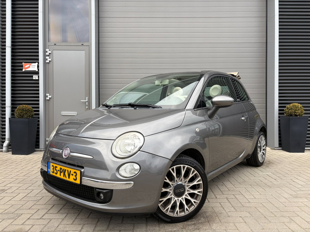 Fiat 500 1.2 lounge/automaat/cabrio/airco/lichtmetaal/