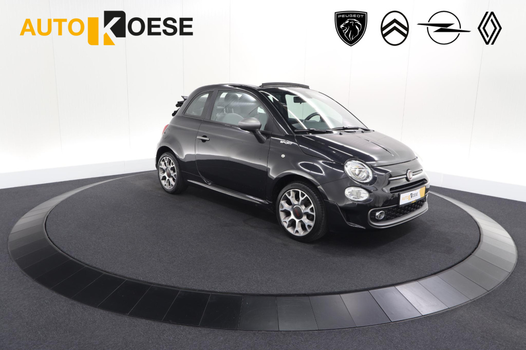 Fiat 500 C 1.0 hybrid sport | elektrisch vouwdak | apple carplay | climate control | parkeersensoren