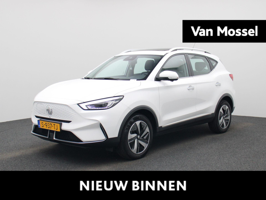MG Zs Ev long range luxury 70 kwh | automaat | panoramadak | leder | navigatie | airco | achteruitrijcamera | apple carplay / android auto | stoelverwarming | lichtmetalen velgen |