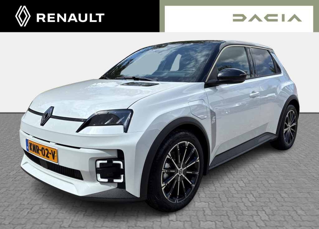 Renault 5 comfort range techno 52 kwh - pack winter / two-tone kleurstelling,warm titanium / lichtmetalen wielen 18'' diamantées noir 'chrono'