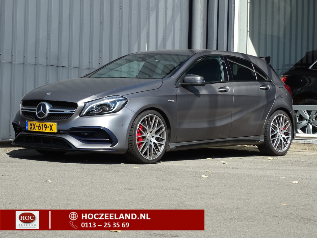 Mercedes-Benz A-Klasse amg 45 4matic | schaalstoelen | designo mountaingrijs magno