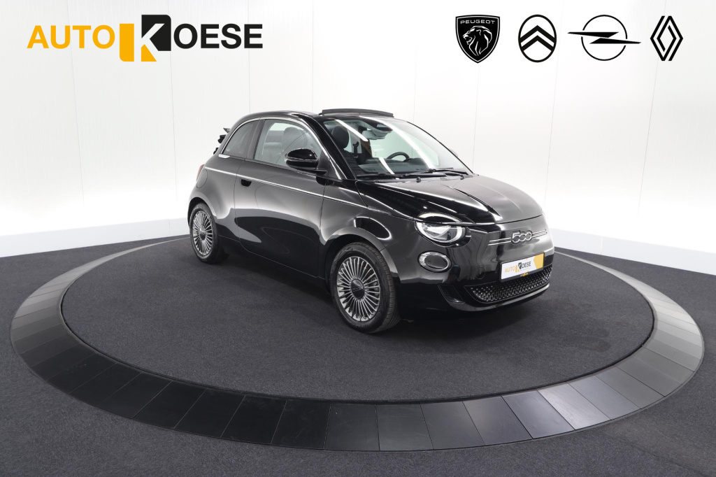 Fiat 500 C icon 42 kwh | 95,7% soh | convenience pack | camera | dodehoekdetectie | stoelverwarming