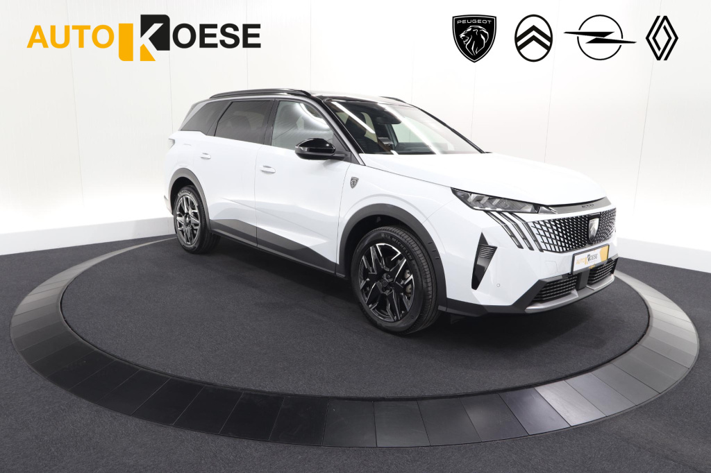 Peugeot 5008 1.2 hybrid 136 gt 7p | adaptieve cruise control | camera | elektrische kofferklep | stoelverwarming