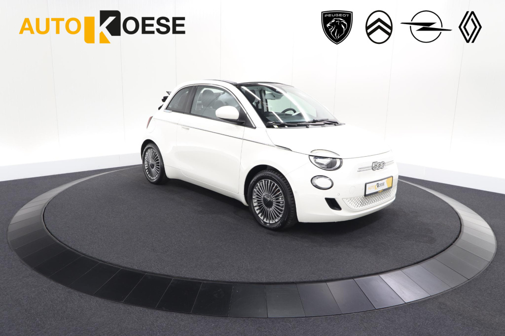 Fiat 500 C icon 42 kwh | 97,3% soh | convenience pack | camera | dodehoekdetectie | stoelverwarming