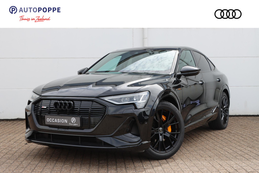 Audi E-tron sportback 55 quattro black edition 95 kwh 408pk s-line