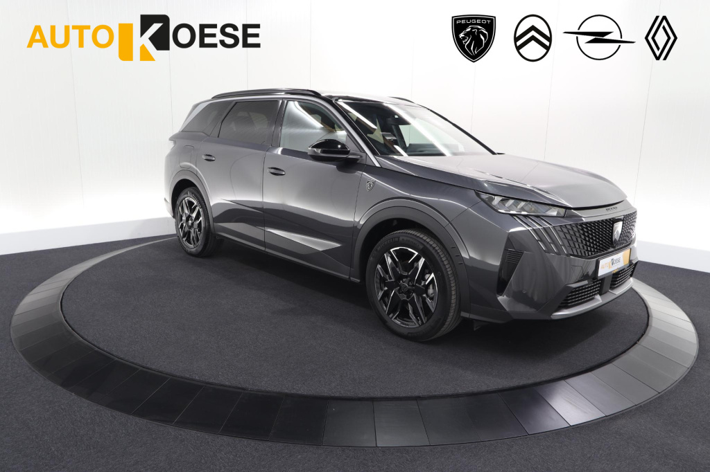 Peugeot 5008 1.2 hybrid 136 gt 7p | adaptieve cruise control | camera | elektrische kofferklep | stoelverwarming