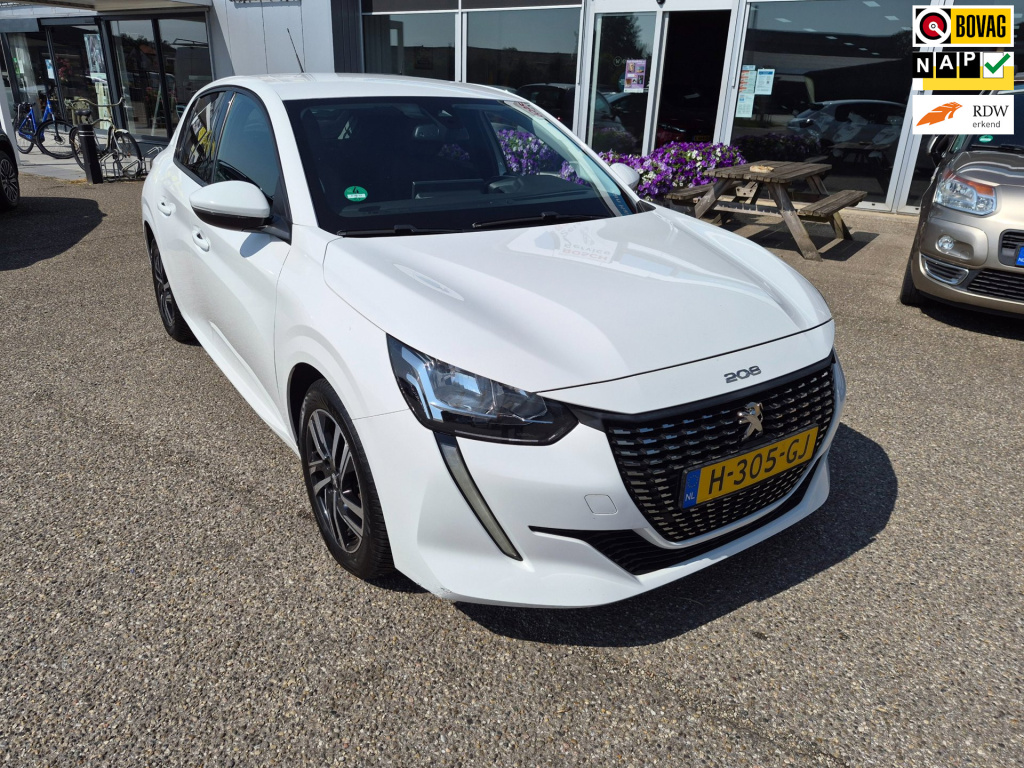 Peugeot 208 1.2 puretech blue lease allure 3d teller