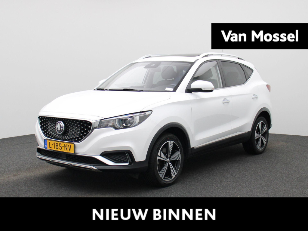 MG Zs Ev mg luxury 45 kwh | automaat | panoramadak | leder | navigatie | airco | achteruitrijcamera | apple carplay / android auto | stoelverwarming | lichtmetalen velgen |