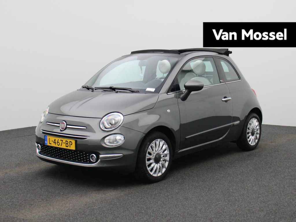Fiat 500 C 1.0 hybrid star | cabrio | parkeer sensoren | navigatie | half leder | lmv | cruise control | airco