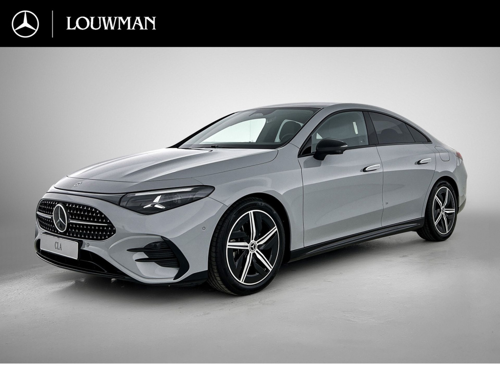 Mercedes-Benz Cla 180 business solution amg | premium pakket | nightpakket | trekhaak | vast panoramadak | warmtewerend, donkergetint glas |  urban guard | 18" vijfspaaks lichtmetalen amg-velgen |