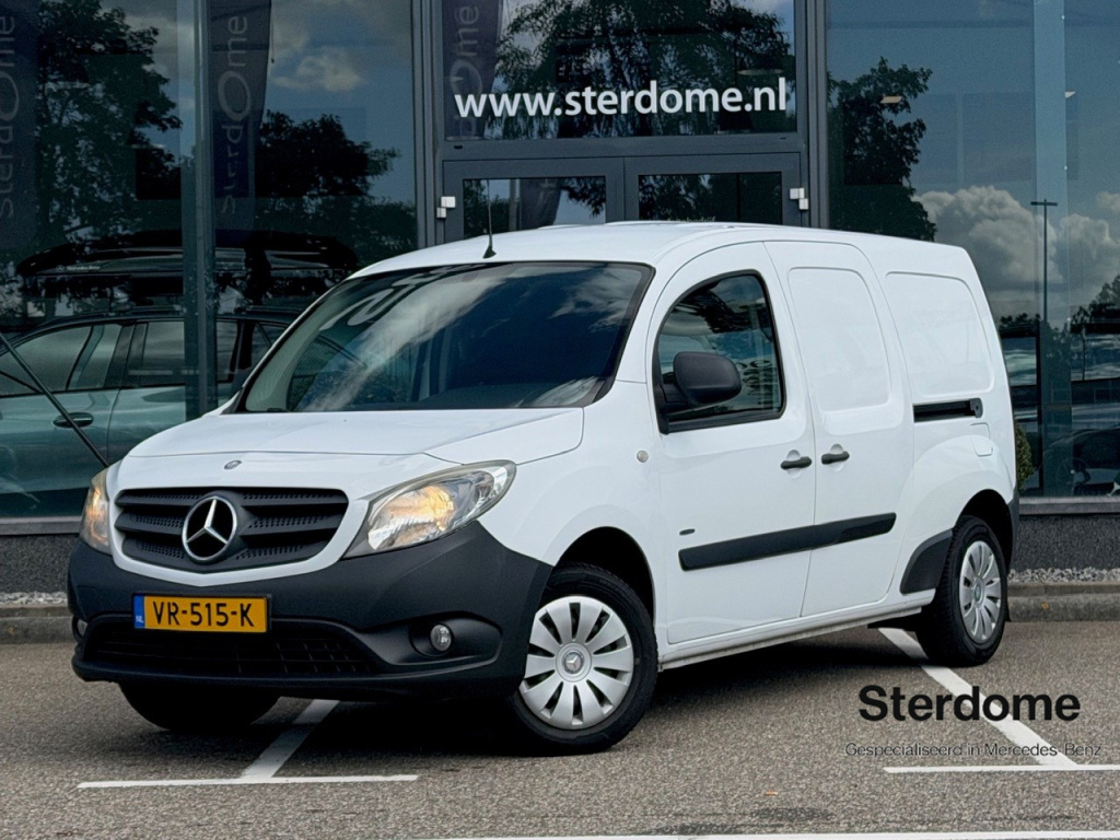 Mercedes-Benz Citan 109 cdi blueefficiency extra lang l 2 x schuifdeur l airco l trekhaak l pts achter l audi mb incl. bluetooth l elektr. bed. buitenspiegels l betimmerd l houten vloer l marge auto l