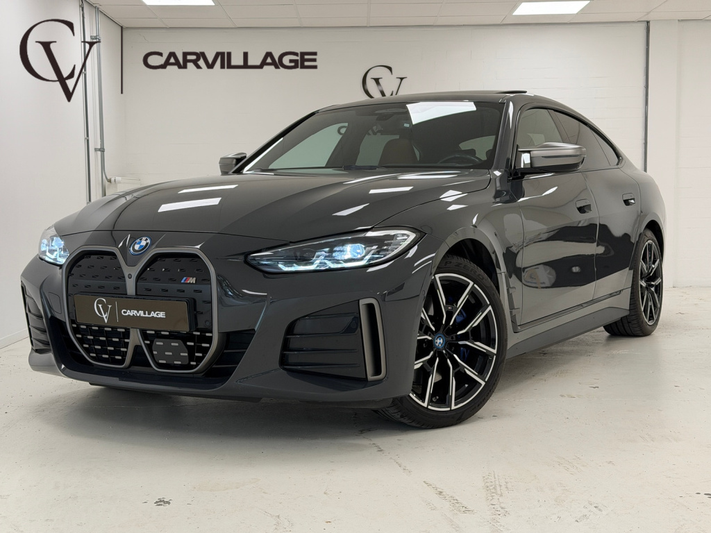 BMW I4 m50 m-sport pro 84 kwh | dravit grau | cognac interieur | sportstoelen |
