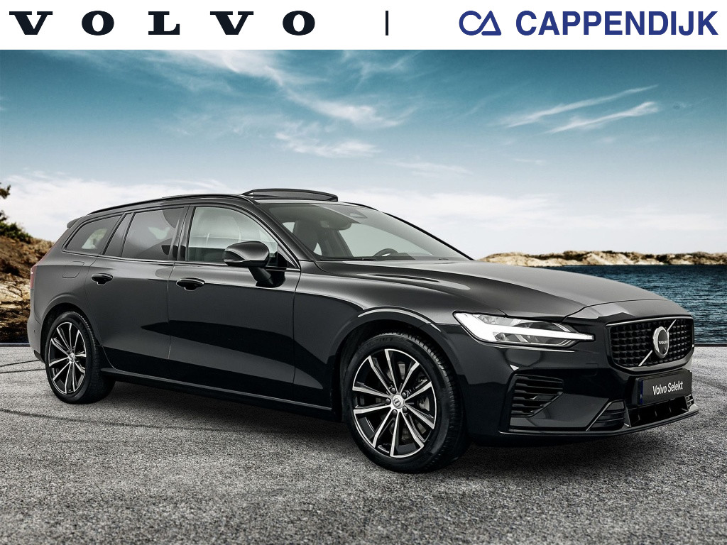Volvo V60 t8 455pk recharge plus dark| pano| trekhaak| 360camera|