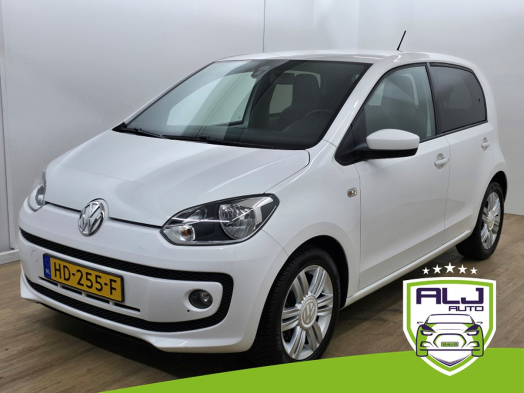 Volkswagen UP! occasion 1.0 high up! bluemotion leuke sportieve uitvoering met cruisecontrol (!) | tweedehands volkswagen up wit